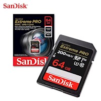 Tarjeta De Memoria Sandisk Sd Extreme Pro 64gb De 200mb/S