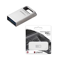 Memoria Usb Kingston DataTraveler Micro 256GB Ultra Pequeño Metal