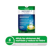Antigrip-T Antigripal 10 mg + 25 mg + 500 mg/5 g Polvo para Solución Oral