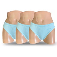 Pack x3 Truza Bikini Monina Celeste