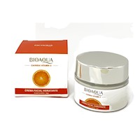 Crema Facial Bioaqua Hidratante Cahnsai Vitamina C Antiedad 50G
