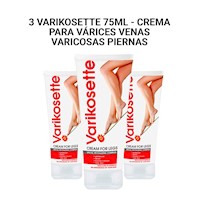 3 Varikosette 75ml - Crema para várices venas varicosas piernas