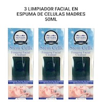 3 Limpiador Facial en Espuma de Celulas Madres 50ml