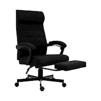 Silla Gerencial Ergonómica Giratoria y Reclinable Thrax Negro