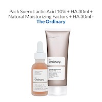 Pack Serum Lactic Acid 10% + HA 30ml + Natural Moisturizing Factors + HA 30ml