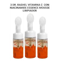 3 Dr. Rashel Vitamina C  CON Niacinamide Essence Mousse Limpiador