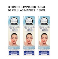 3 Tónico Limpiador Facial de Células Madres 180ml