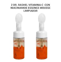 2 Dr. Rashel Vitamina C  CON Niacinamide Essence Mousse Limpiador