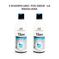 2 Shampo Uno- Pos 500gr - La Brasiliana