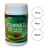 Suplemento Vitamina D3 Concalcio Noni Y Camu Camu Zohar