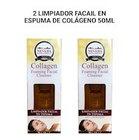 2 Limpiador Facial en Espuma de Colágeno 50ml
