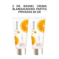 2 DR. RASHEL Crema blanqueadora partes privadas 80 gr