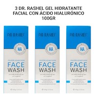 3 Dr. Rashel Gel Hidratante Facial Con Ácido Hialurónico 100gr
