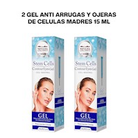 2 Gel anti arrugas y ojeras de celulas madres 15 ml