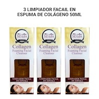 3 Limpiador Facial en Espuma de Colágeno 50ml