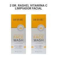 2 Dr. Rashel Vitamina C Limpiador Facial Iluminador 100g