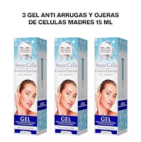 3 Gel anti arrugas y ojeras de celulas madres 15 ml