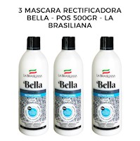 3 Mascara Rectificadora Bella - Pos 500gr - La Brasiliana