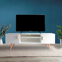 Mesa de TV Torres 50" Movenda Blanco