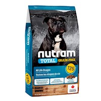 Comida Perro Toda Raza Nutram T25 Salmón Trucha Libre Grano 11.4kg