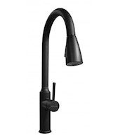 Mezcladora Monocomando de lavadero al mueble negro mate Signature BRIKKEL