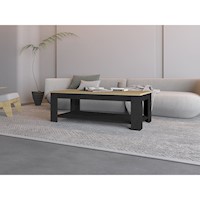 MESA DE CENTRO CECIL - FRESNO / NEGRO | TUHOME