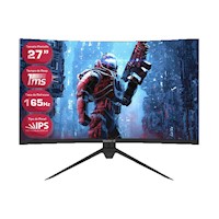 Monitor Gamer Curvo Led  27" Full HD 165Hz 1Ms