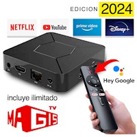 Tv Box Android Certificado Con Magis TV Ilimitado Versión 2024 4k