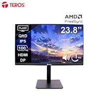 MONITOR CORPORATIVO TEROS TE-2416CS, QHD IPS, 100HZ, HDMI, DP, AUDIO OUT, CÁMARA 5MP