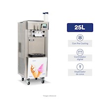 ILUMI MAQUINA HELADO SOFT PRE COOLING 25 LTS