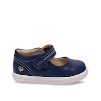 Zapato Maryjane Casual MIA-2616 Azul Rabbit Cuero