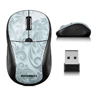 Mouse inalámbrico Micronics MIC M710 GOTHIC Office Wireless con Diseño