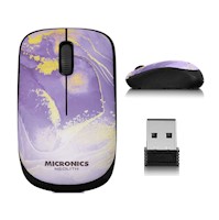 Mouse inalámbrico Micronics MIC M715NEOLITH Office Wireless con Diseño