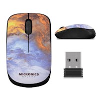 Mouse inalámbrico Micronics MIC M716 GALAXI Office Wireless con Diseño