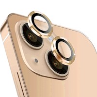 Protector de Cámara Metálico Compatible con iPhone 13-13 Mini Gold