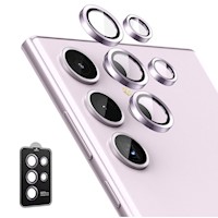 Protector Metálico Para Cámara Compatible con Samsung Galaxy S23 Ultra Violet