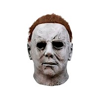 Máscara de Michael Myers con Cicatrices Blanca Halloween Aterrador