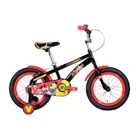 BICICLETA MONARK MICKEY & FRIENDS ARO 16" NEGRO
