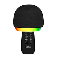 Micrófono Bluetooth Parlante para Karaoke Radio FM USB WS-910 Negro