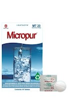 10 pastilla purifica 200 litros de agua MICROPUR