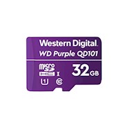 Memoria MicroSD WD Purple 32GB SC QD101 Ideal para Videovigilancia