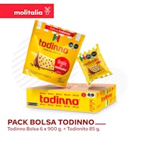 CAJA X6 TODINNO BOLSA 6 X 900 GR + TODINNITO 85 GR