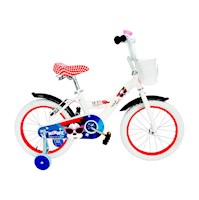 BICICLETA MONARK MINNIE ICONIC ARO 16" BLANCO