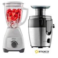 Licuadora Oster BLSTKAGWRD + Extractor de Jugo Imaco JE600