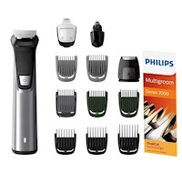 Recortadora de vello facial corporal y cabello Philips MG7735