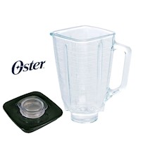 Repuestos Oster Vaso Oster Pyrex Cuadrado con Tapa