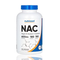 Nac 600Mg N-Acetyl L-Cysteine Nutricost 180 Caps