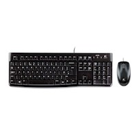 COMBO TECLADO LOGITECH + MOUSE MK120 USB SP BLACK