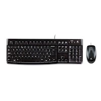 KIT TECLADO LOGITECH + MOUSE MK120 NEGRO