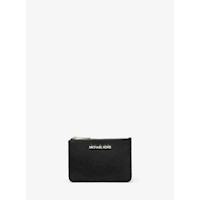 Michael Kors Monedero pequeño de piel saffiano Jet Set Travel | Negro